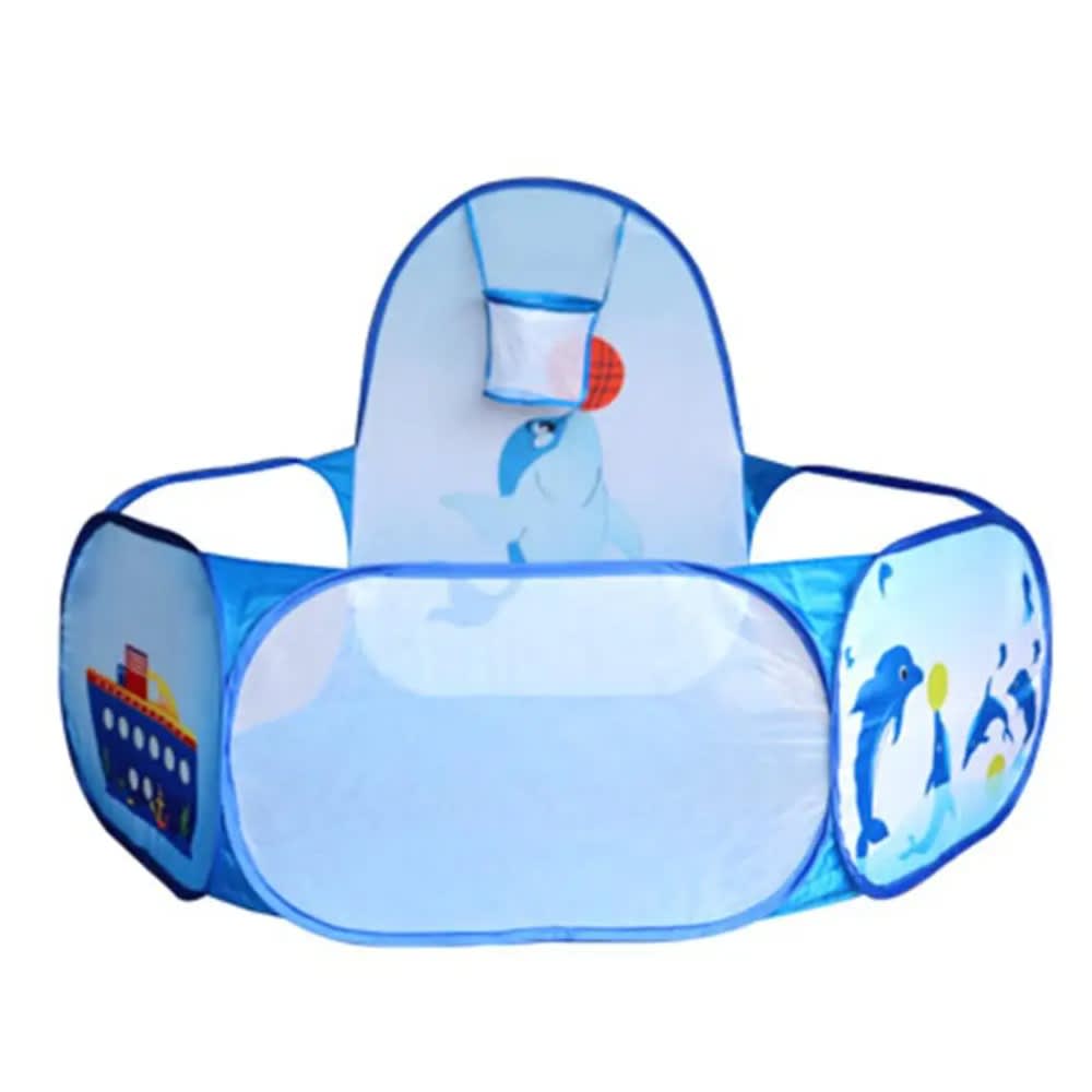 OUTAD Baby Ball Pit: Foldable Washable Toy Pool with Dolphin Pattern